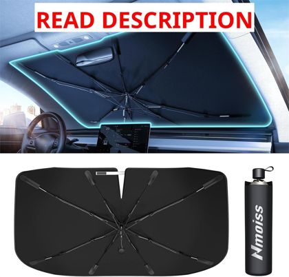 Nmoiss Windshield Sun Shade Umbrella 53x29