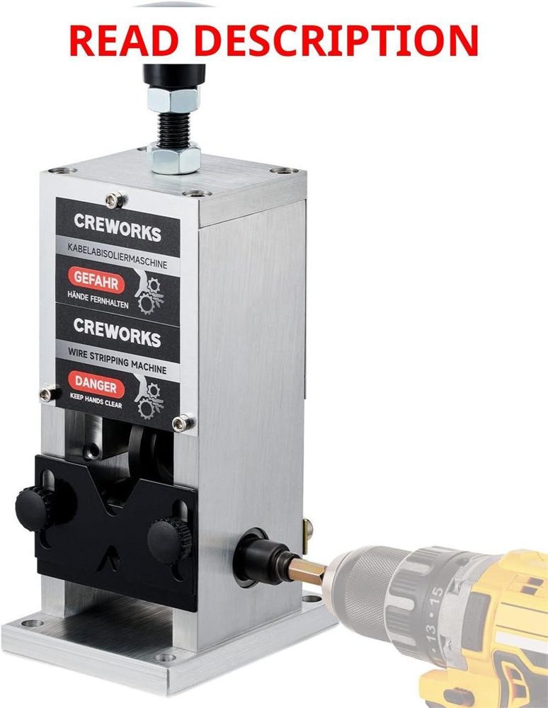 CREWORKS Wire Stripper: 0.06"-1" Cable Tool