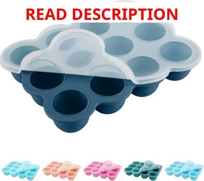 Silicone Freezer Tray with Lid 12 Pods