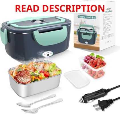 Electric Heated Lunch Box 80W Set