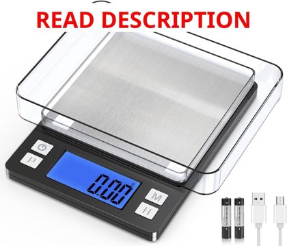 BOMATA 0.01g Digital Scale USB Rechargeable
