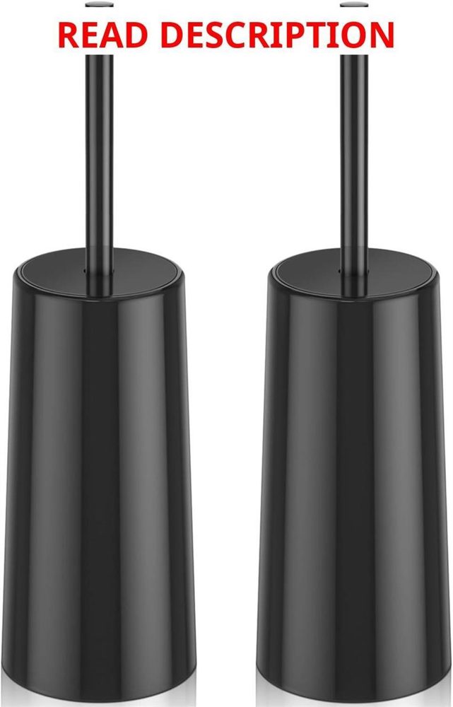 Toilet Brush & Holder 2 Pack Stainless Steel