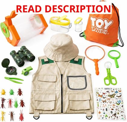 TOY Life Kids Bug Catcher Kit with Binoculars