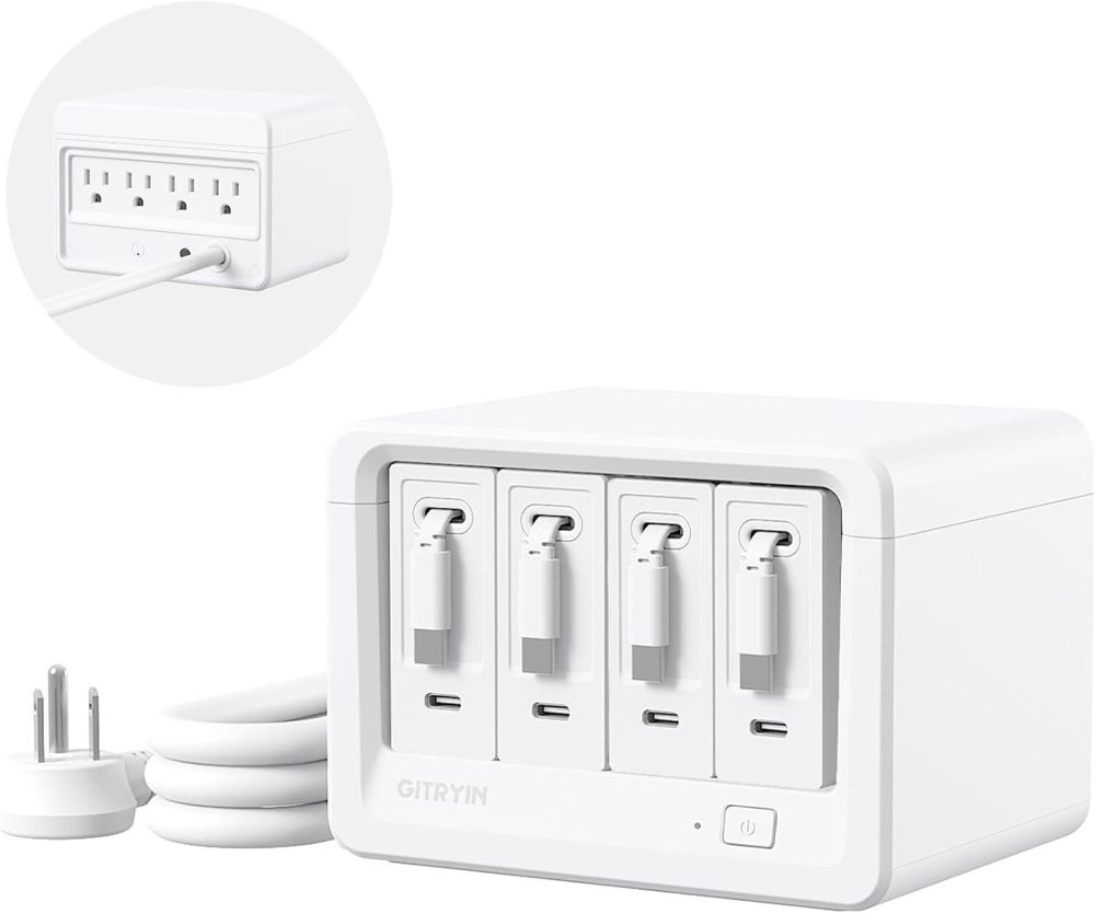 Gitryin 12-in-1 Desktop Charger Station