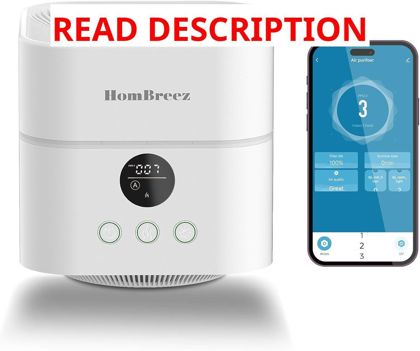 Air Purifier & Humidifier 200ft  H13 HEPA