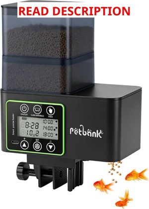 USB Rechargeable Aquarium Automatic Feeder