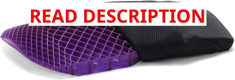 Purple Back Cushion with Pressure Grid
