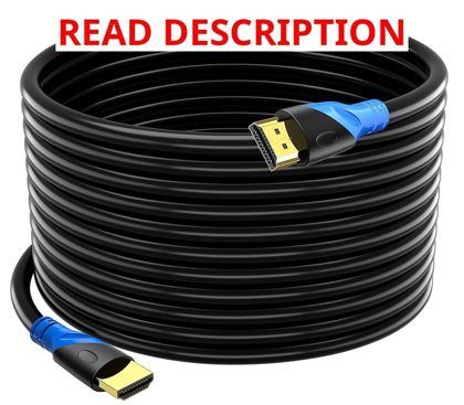 4K HDMI Cable 50ft Ultra High Speed Gold