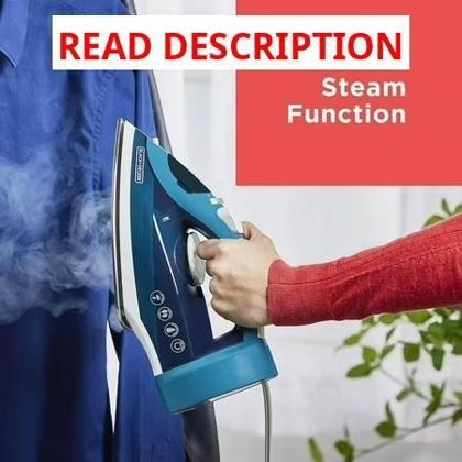 BLACK+DECKER Steam Iron 1200W Auto Clean