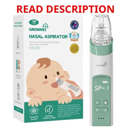 GROWNSY Nasal Aspirator: Baby Nose Cleaner