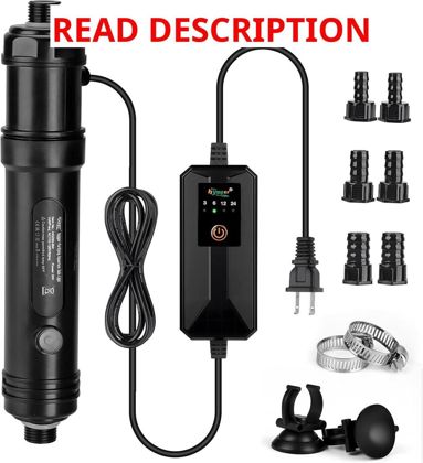 hygger 9W Aquarium UV Light with Timer