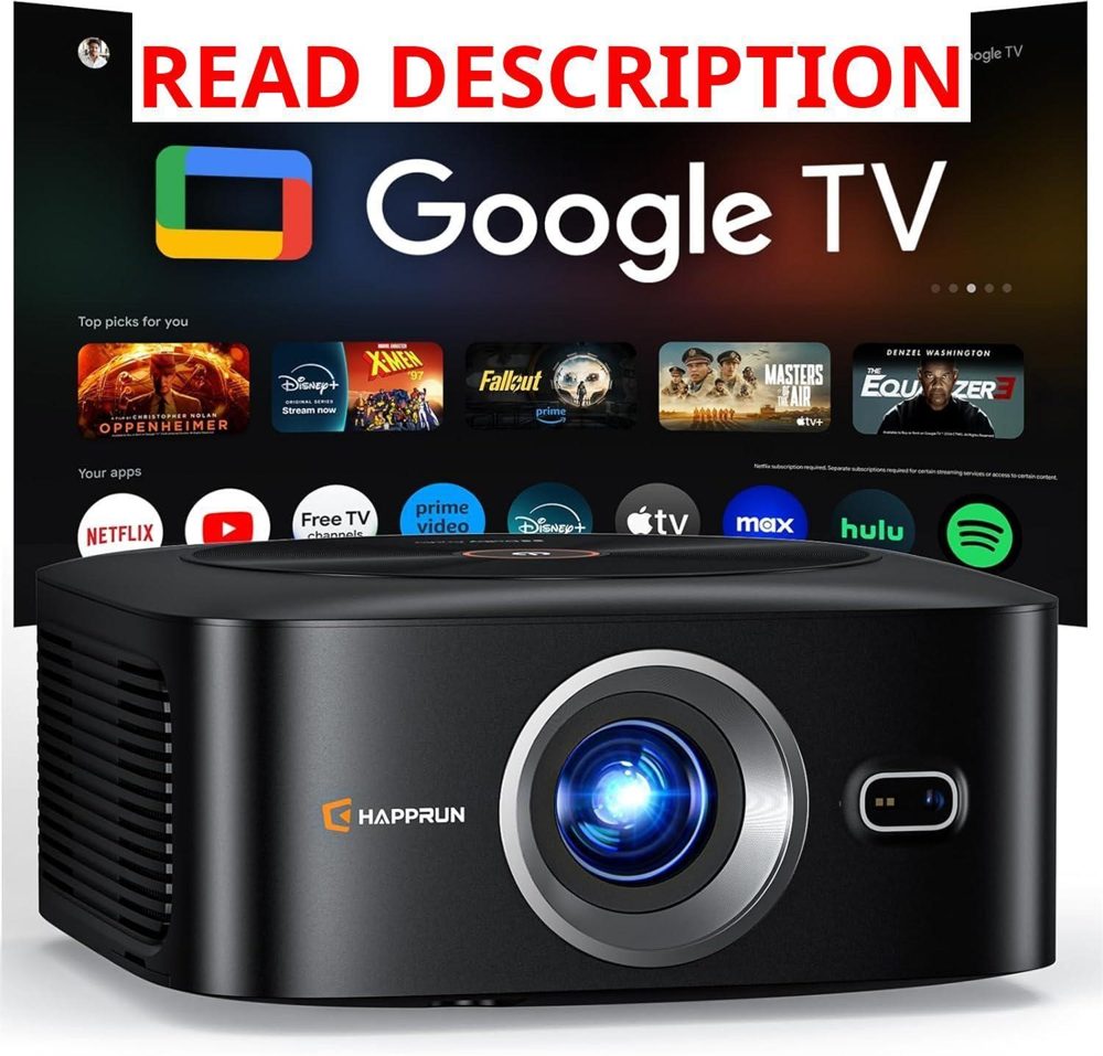 HAPPRUN 4K Android TV Projector