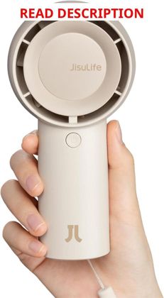 JISULIFE Handheld Turbo Fan 4000mAh 5 Speeds