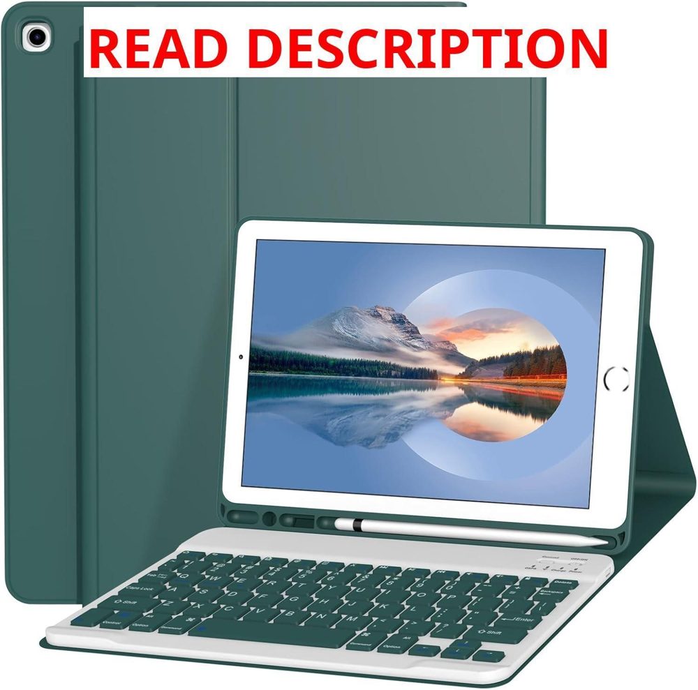 iPad 9/8/7 10.2 Keyboard Case Dark Green