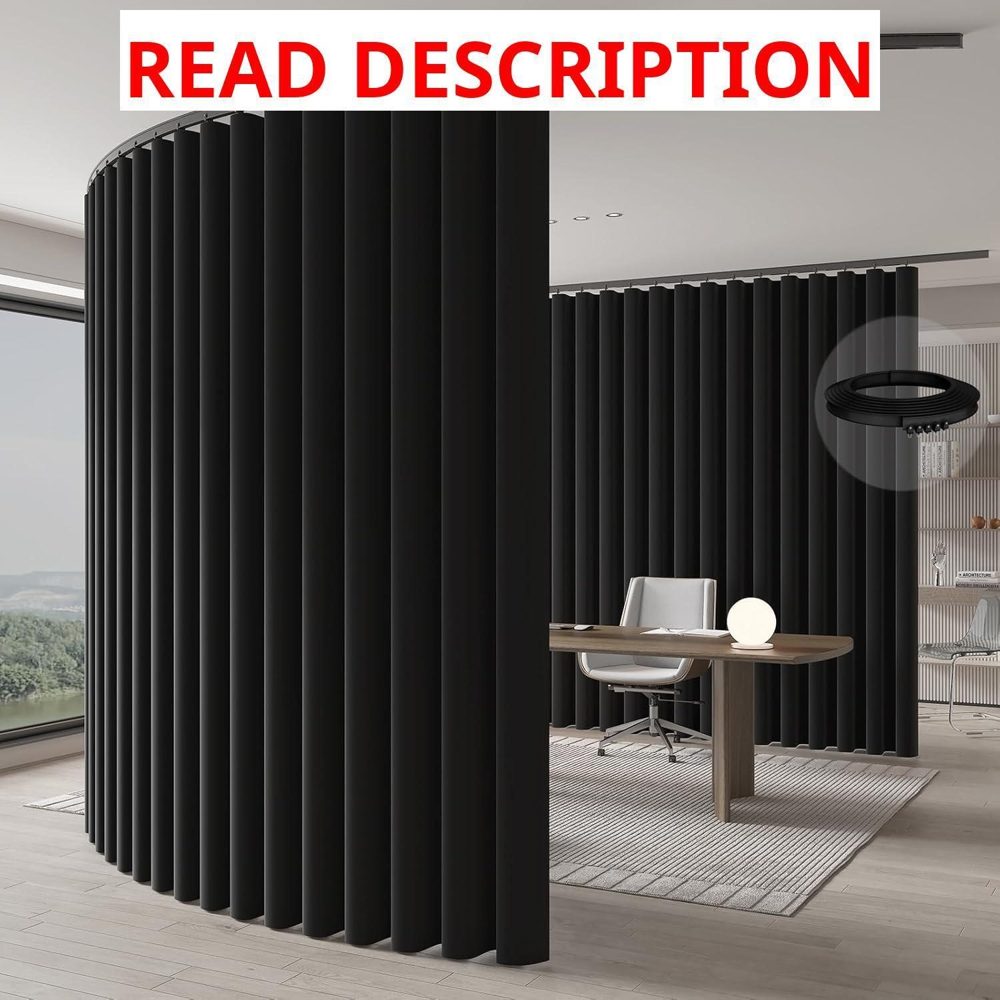 Jilron Room Divider Curtain Set 106"W x 84"L