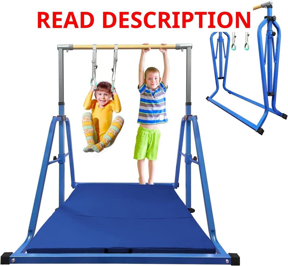 GLANT Kids Gymnastics Bar 7 Heights 300LBS