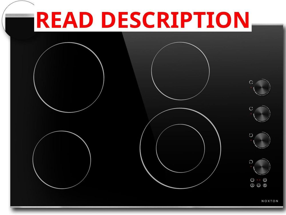 Noxton 30" Electric Cooktop 4 Burners