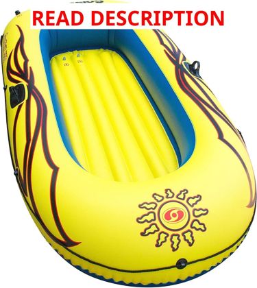 SOLSTICE 3-Person Inflatable Boat with Oars