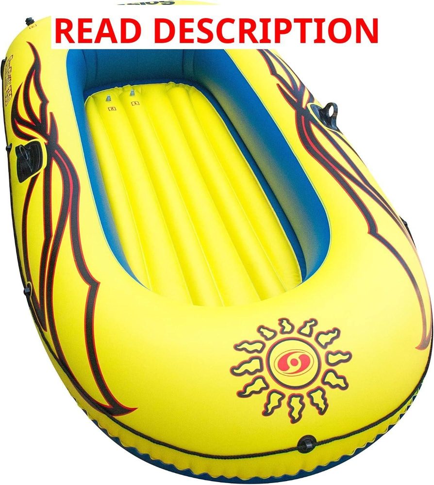 SOLSTICE 3-Person Inflatable Boat with Oars