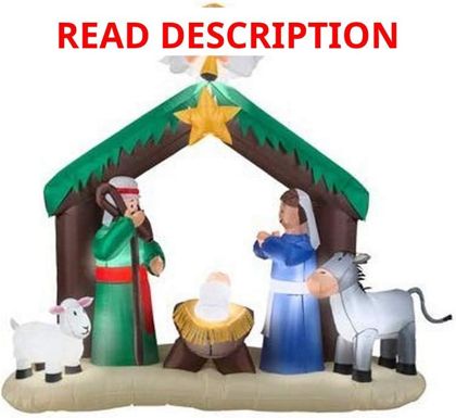 Gemmy 36707 Nativity Scene 7' Inflatable