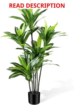 Dracaena Artificial Plant 4ft Indoor Tree