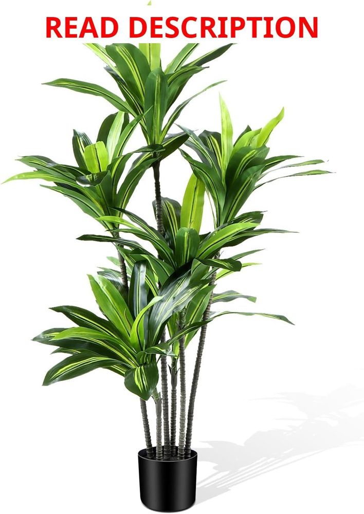 Dracaena Artificial Plant 4ft Indoor Tree