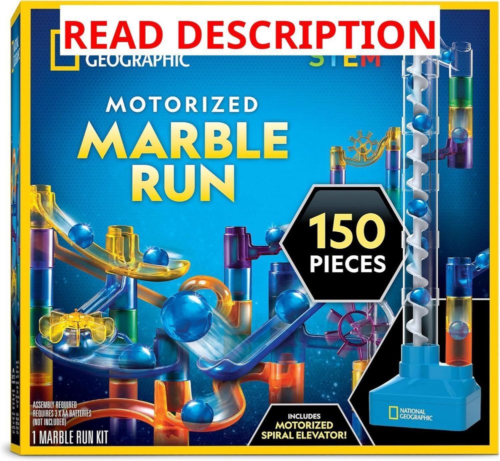 National Geographic Marble Run 150-Piece STEM