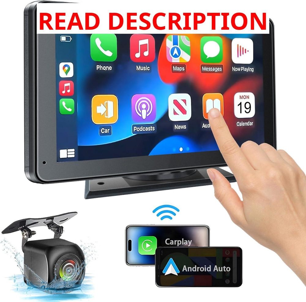 CarPlay/Android Auto 7" HD Car Stereo with BT