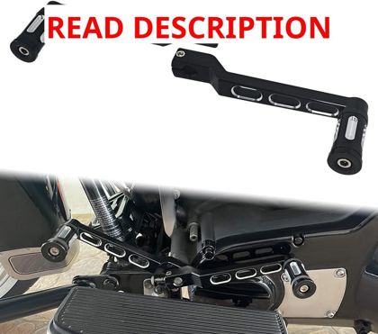 Heel Toe Shift Pegs for Harley RF Black