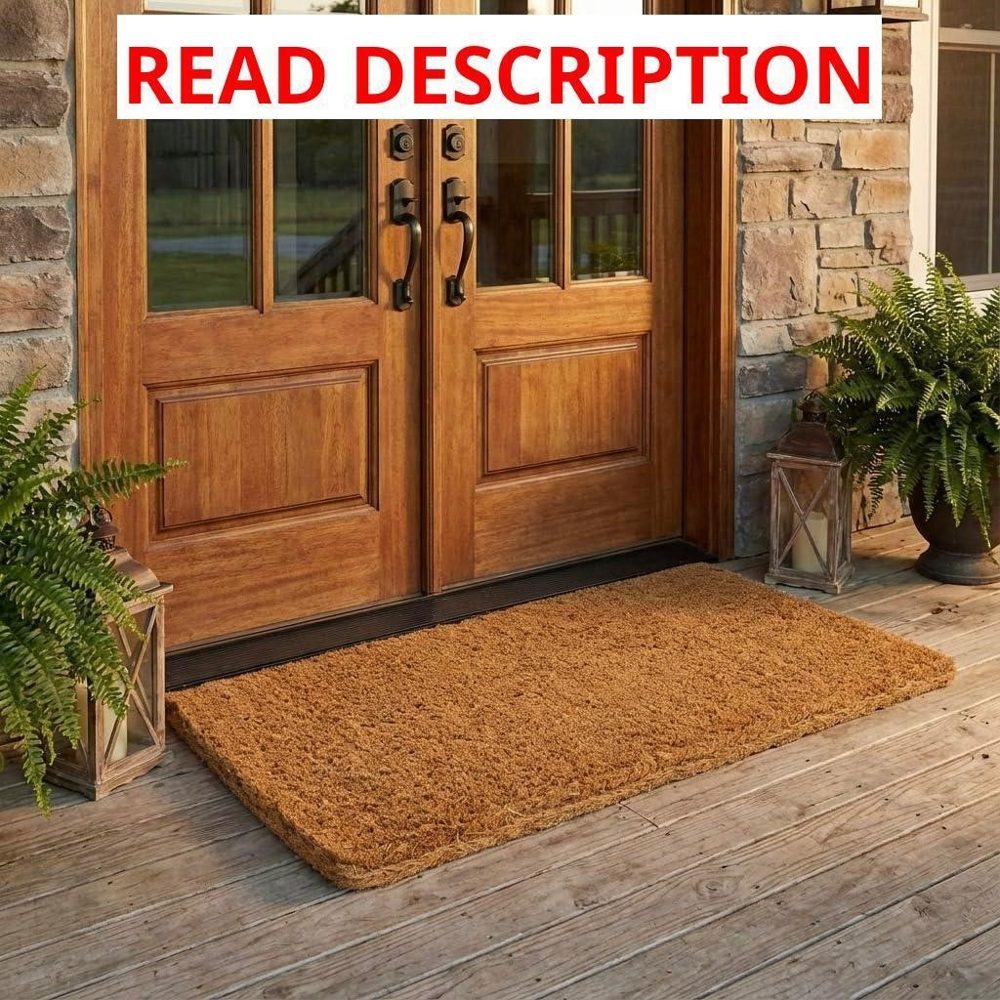 Coco Coir Door Mat 36" x 48" Indoor/Outdoor