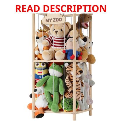 LAMU Stuffed Animal Storage Zoo Organizer