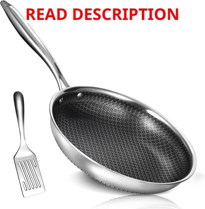 USELUCK 10" Nonstick Frying Pan Honeycomb