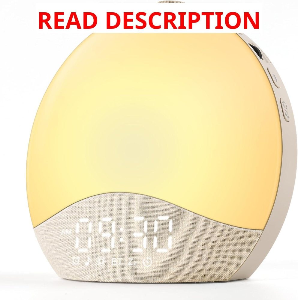 ecozy Sunrise Alarm Clock with White Noise
