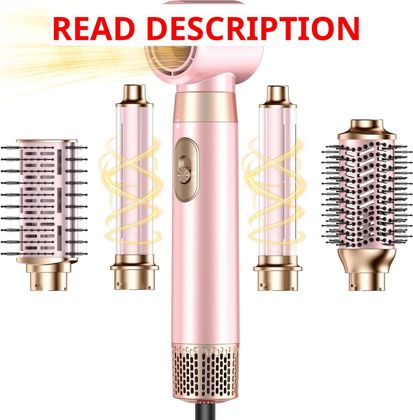 5-in-1 Hair Dryer Brush: Detachable Styler