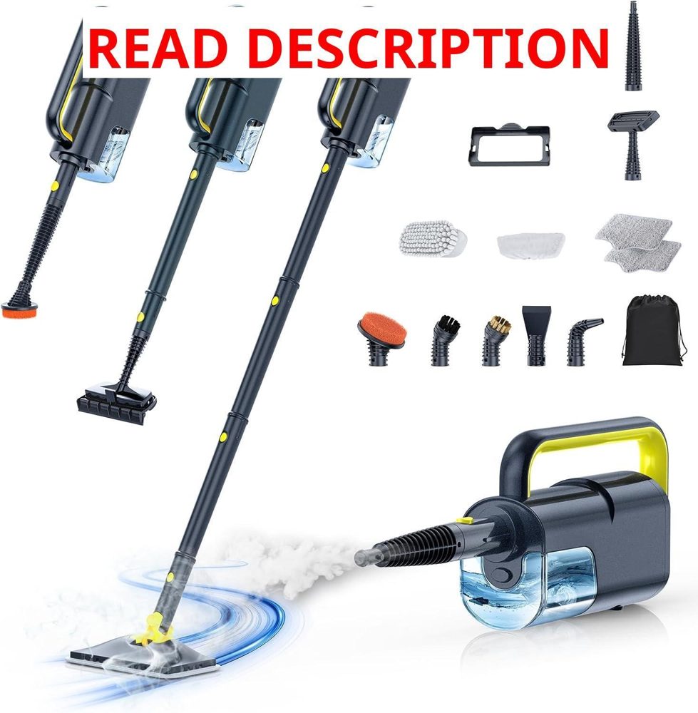 10-in-1 Steam Mop Detachable Handheld 350ml