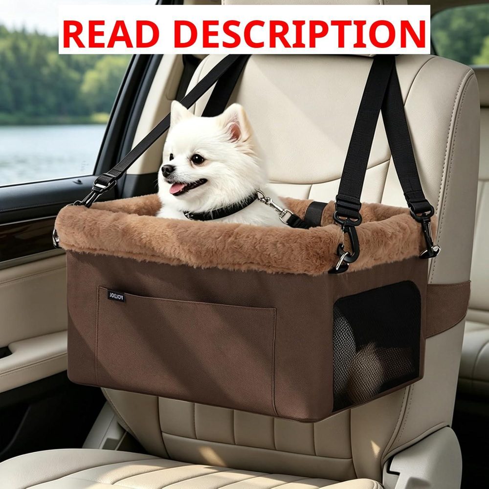 JOEJOY Dog Booster Seat with Metal Frame