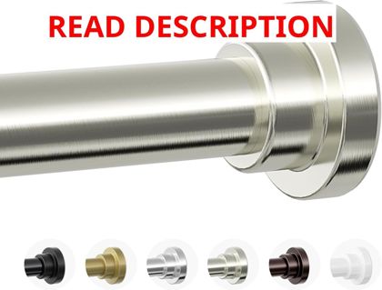 Mcrbeay Shower Curtain Rod 28-74" Ni