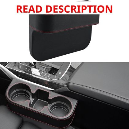 Car Cup Holder Expander & Gap Filler (1Pack)