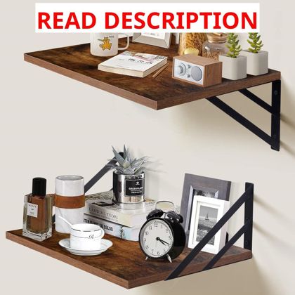 Tectocker-DOU 2pc Deep Floating Shelves