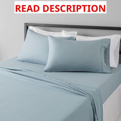 Amazon Basics Microfiber 4-Pc Sheet Set Full