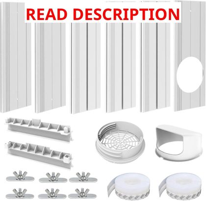 Portable AC Sliding Door Vent Kit