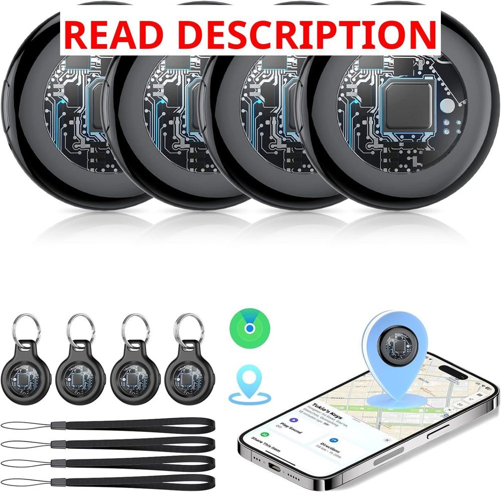 Air Tracker Tags-4 Pack Find My Key Finder