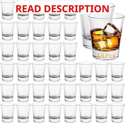 QTLCOHD 48 Pack 2 Oz Shot Glasses set