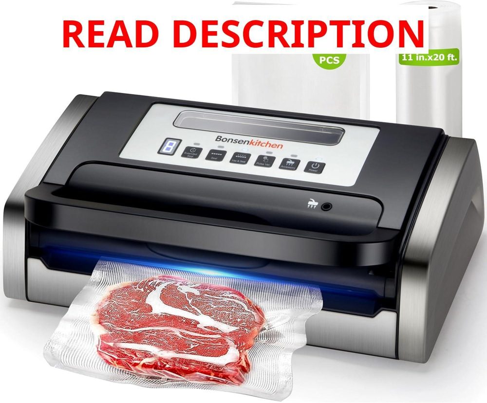 Bonsenkitchen Vacuum Sealer Easy Handle