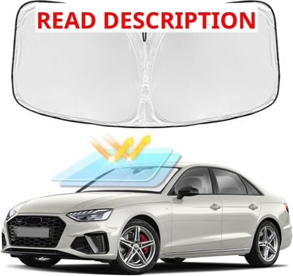 Audi A4 Windshield Sun Shade 4 Layers UV Block