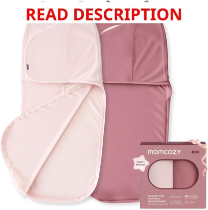 Momcozy Swaddles for Newborns 2-Pack Bloom