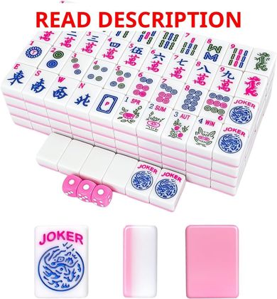American Mahjong Tile Set 166pcs