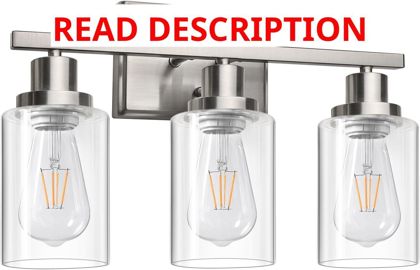 Ascher 3-Light Vanity Sconce Brushed Nickel