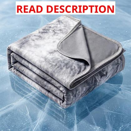 Cooling Blanket Throw 90x90 for Hot Sleepers
