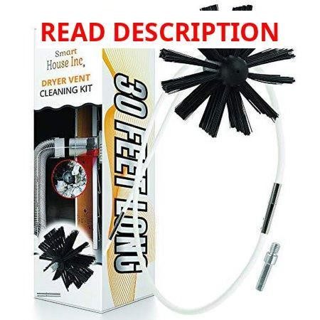 Smart House Dryer Vent Kit Lint Remover 30 ft